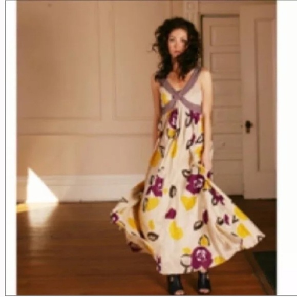 Anthropologie Moulinette Soeurs Botanical Maxi Dress - Picture 1 of 7